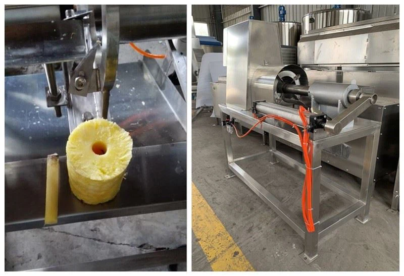 commercial pineapple peeling machine