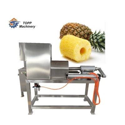 Máy gọt vỏ và lõi dứa