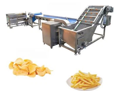 Máy chần tự động dây chuyền khoai tây chiên